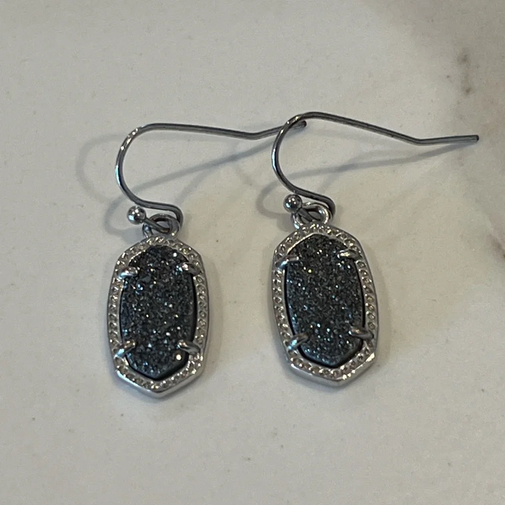 Kendra Scott Silver & Drusy set - Picture 3 of 6